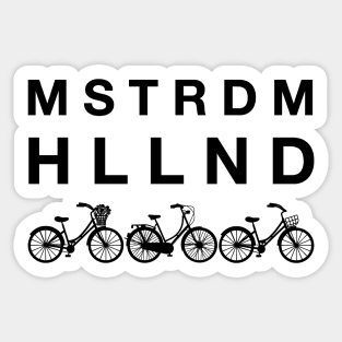 BIKE MSTRDM | BIKE AMSTERDAM | HOLLAND | THE NETHERLANDS Sticker